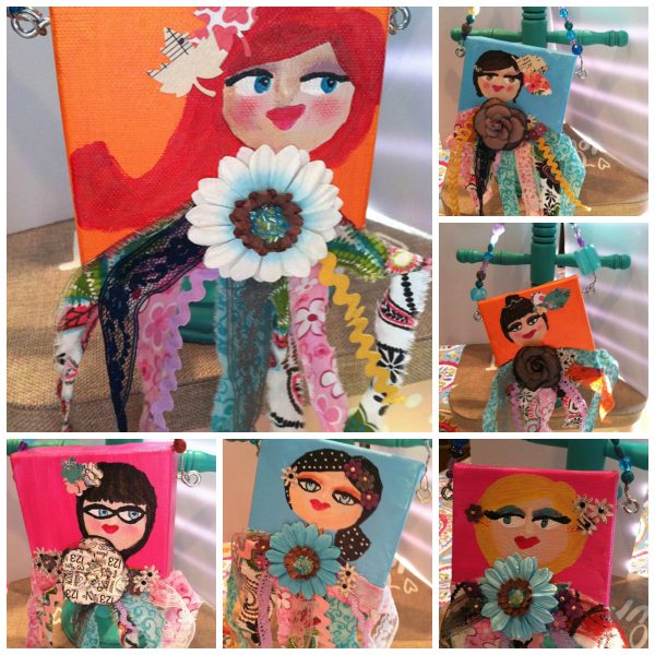 Mixed Media Girls to Help You Appreciate Your Beauty-Full-Ness