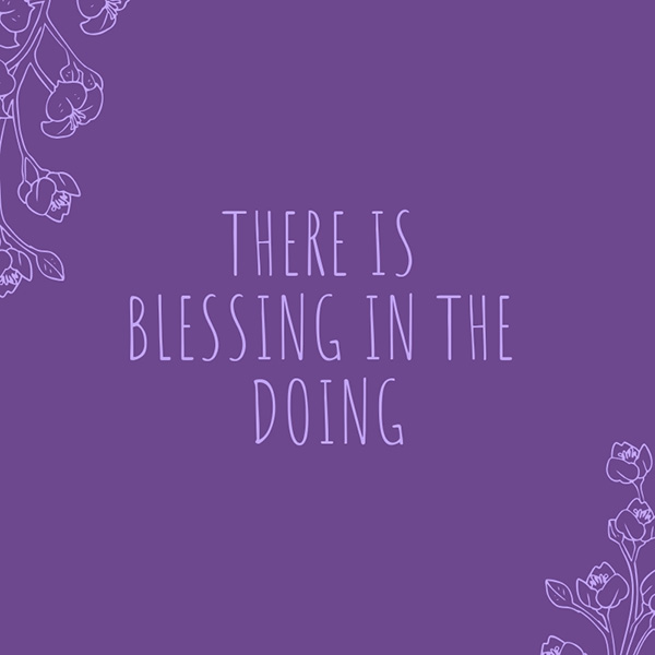 Deliberate Practice While We Wait for Blessings