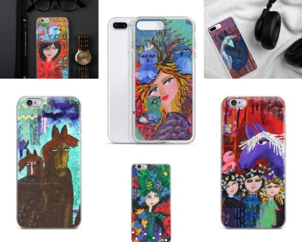 New Horsey, Colorful, Faith-Filled Phone Covers