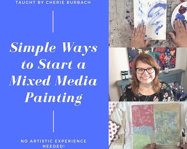 Get Started On Your Mixed Media Canvas