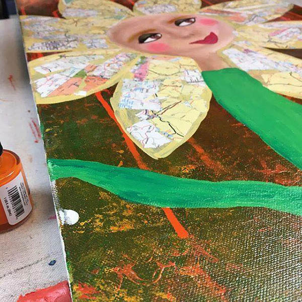 Hello Flower Map Girl