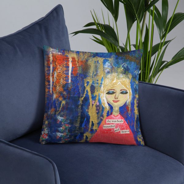 Beautiful and Brave Pillow - Image 3