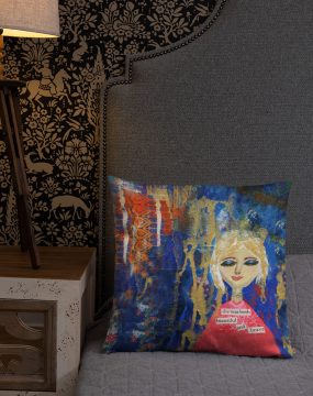 Beautiful and Brave Pillow