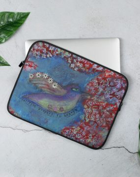 Carrying Prayers to Heaven Laptop Sleeve