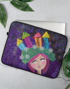 Love Faith Hope Freedom Laptop Sleeve