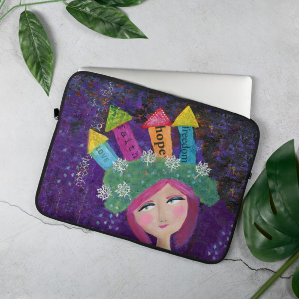 Love Faith Hope Freedom Laptop Sleeve