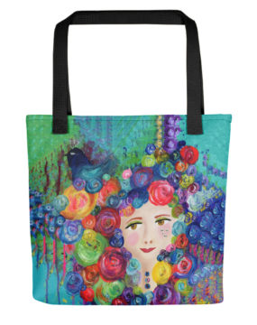 Bohemian Girl Tote bag