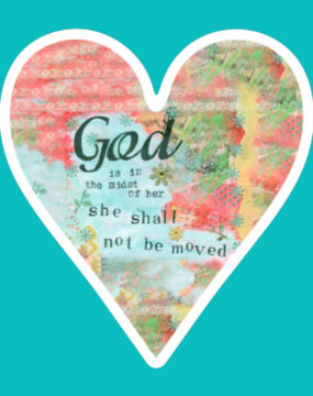 God Is In the Midst of Her Sticker
