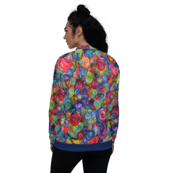 Bright Circles Bomber Jacket - Image 2