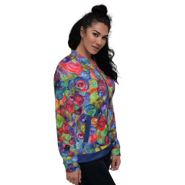 Bright Circles Bomber Jacket - Image 3