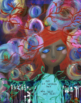 God Is Within Her (Original Painting)