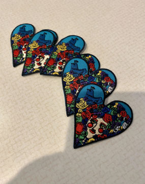 Bohemian Girl Iron On Patches