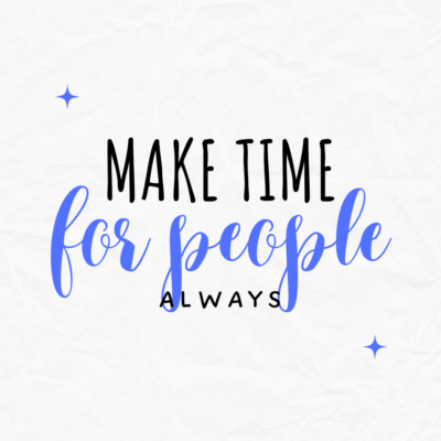 The Word Busy and Making Time