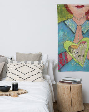 Be Still Wall Flag