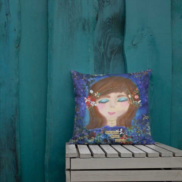 Bow Down Before the Lord Pillow