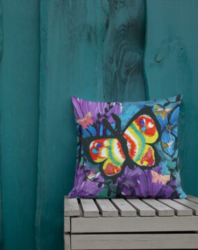Groovy Butterfly Pillow