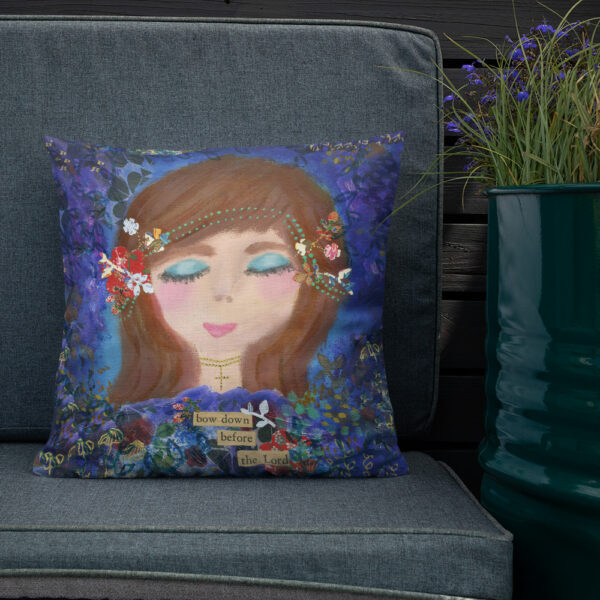 Bow Down Before the Lord Pillow - Image 2