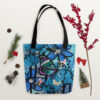 Green and Blue Butterfly Tote