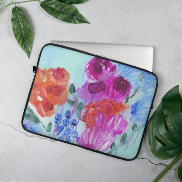 Abstract Florals Laptop Sleeve
