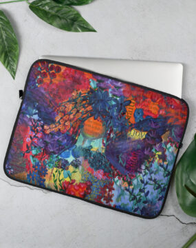 His Angels Are Near Laptop Sleeve