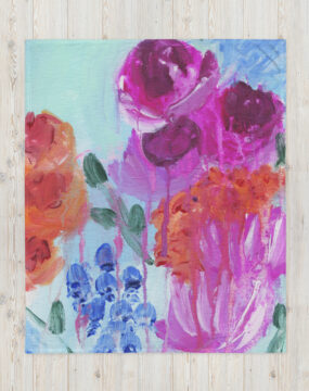 Abstract Florals 1 Blanket