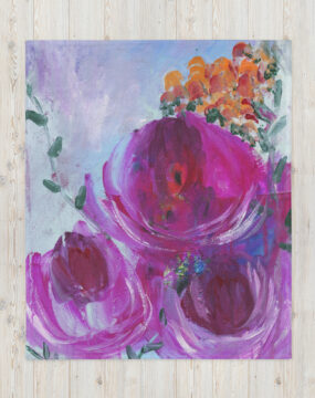 Abstract Florals 2 Blanket