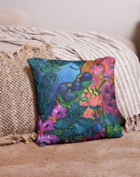 Blue Angel Pillow
