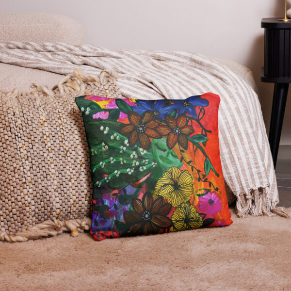 Hiding in Color Pillow
