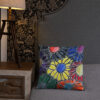 Rainbow Sunflowers Pillow - Image 2