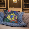 Rainbow Sunflowers Pillow - Image 3