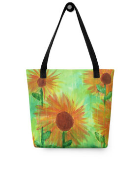 Breezy Sunflowers Tote Bag