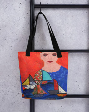 She's On a Journey Tote Bag