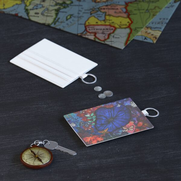 We Are All Welcome Here Leather Card Holder - Image 4
