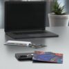 We Are All Welcome Here Leather Card Holder - Image 5