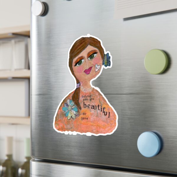 Behold, You Are Beautiful Kiss-Cut Vinyl Decals - Image 3