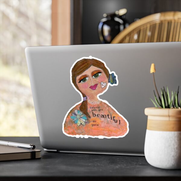 Behold, You Are Beautiful Kiss-Cut Vinyl Decals - Image 4