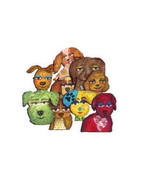 All the Doggies Kiss-Cut Vinyl Decals