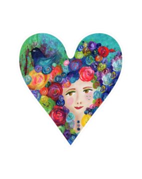 Bohemian Girl Kiss-Cut Vinyl Decals
