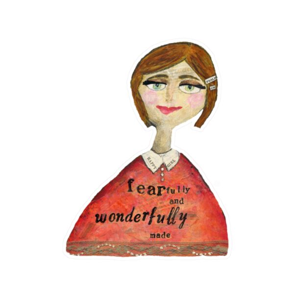 Fearfully and Wonderfully Made Kiss-Cut Vinyl Decals