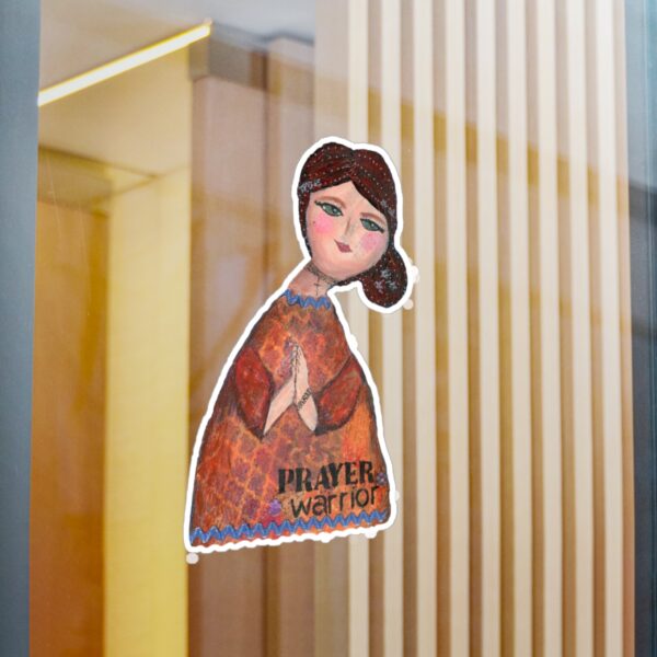 Prayer Warrior Kiss-Cut Vinyl Decals - Image 2