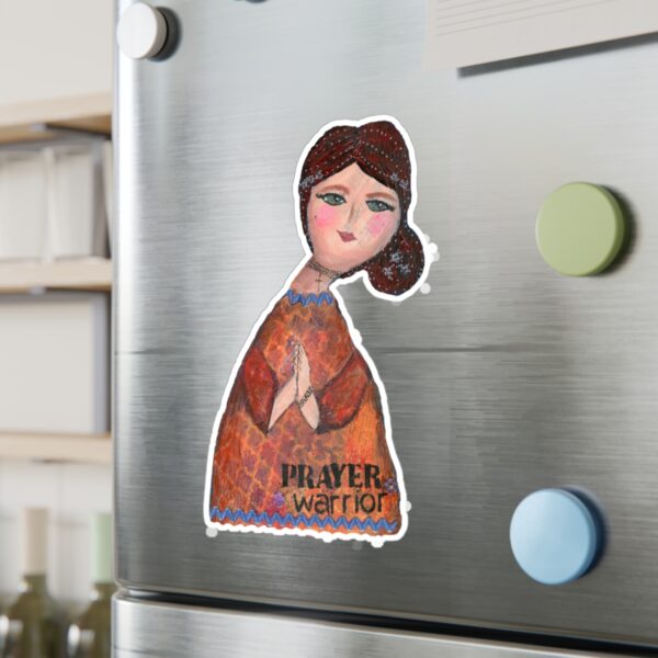 Prayer Warrior Kiss-Cut Vinyl Decals - Image 3