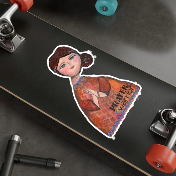 Prayer Warrior Kiss-Cut Vinyl Decals - Image 6