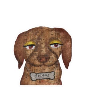 Doggie Friend Kiss-Cut Vinyl Decals