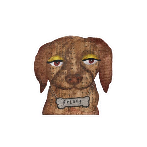 Doggie Friend Kiss-Cut Vinyl Decals