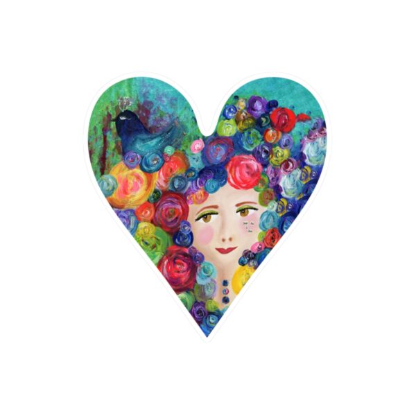 Bohemian Girl Kiss-Cut Vinyl Decals