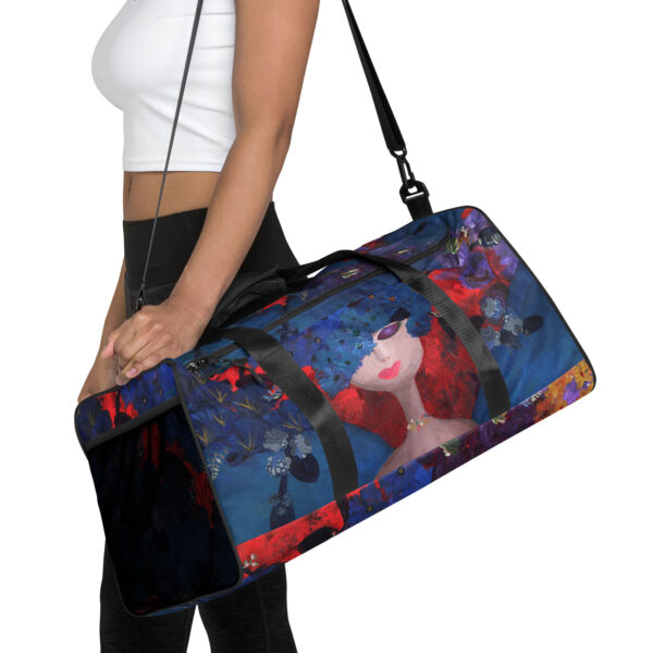 An Angel in the Garden Duffle Bag