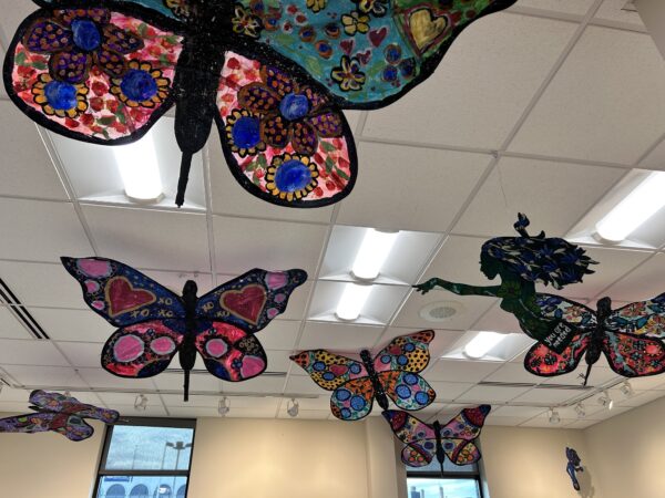 Butterflies (3D Hanging Painting) - Set of 6